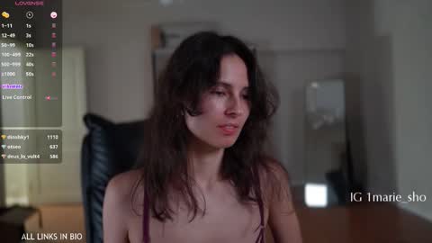 Marie online show from 11/22/25, 06:29