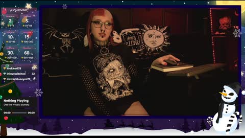 Snapshot of 666deathgasm chatting on 12/14/24, 11:12 Juune online show from 12/14/24, 11:12