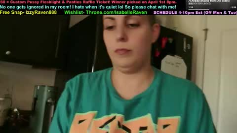 IsabelleRaven online show from 03/19/26, 09:30