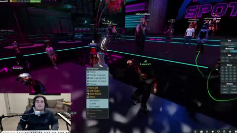 Snapshot of aaroleplayer chatting on 12/21/24, 02:09 Aaron online show from 12/21/24, 02:09