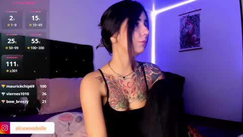 Snapshot of alicewoodville chatting on 12/09/24, 12:01 Alice online show from 12/09/24, 12:01