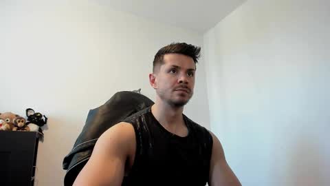 Snapshot of alphagodleatherking92 chatting on 05/26/26, 12:23 LeatherMaster online show from 05/26/26, 12:23