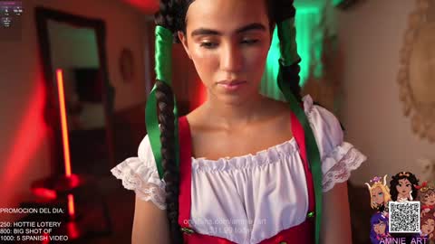 Snapshot of amnie_ chatting on 09/14/25, 09:14 RETURN 30TH 100 explicit on online show from 09/14/25, 09:14