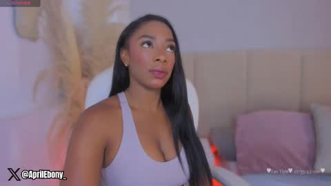 Snapshot of april_ebony18_ chatting on 06/02/26, 10:50 April online show from 06/02/26, 10:50