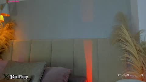Snapshot of april_ebony18_ chatting on 06/22/26, 10:45 April online show from 06/22/26, 10:45