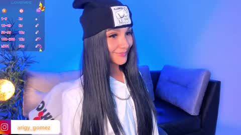 Snapshot of arigy_gomez chatting on 03/10/25, 10:34 Arigy Everyday From 1430 to 2130 Col Time online show from 03/10/25, 10:34