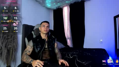Snapshot of arondark chatting on 05/13/26, 12:24 DarkMaster online show from 05/13/26, 12:24