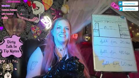 ArtsyHeartsyy online show from 11/04/25, 02:32