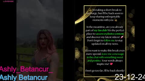 Ashly Betancur  online show from 12/24/24, 02:32