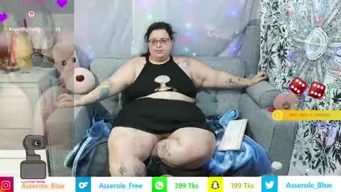 Snapshot of asserolee chatting on 04/23/26, 12:40 Cassie online show from 04/23/26, 12:40