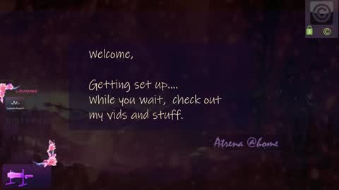 Snapshot of atrena chatting on 10/26/25, 02:28 Atrena online show from 10/26/25, 02:28