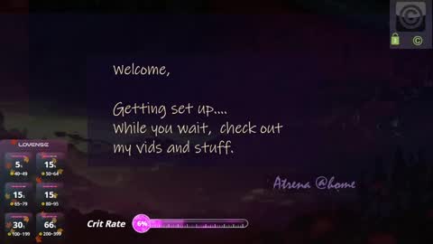 Snapshot of atrena chatting on 11/19/25, 03:28 Atrena online show from 11/19/25, 03:28