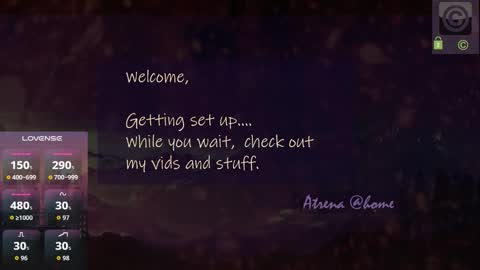 Snapshot of atrena chatting on 02/23/26, 12:41 Atrena online show from 02/23/26, 12:41