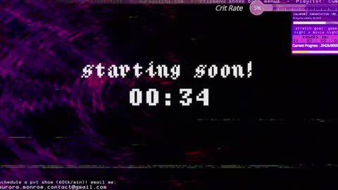 Aurora  Aura online show from 01/11/25, 02:09