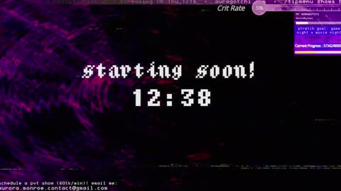 Aurora  Aura online show from 01/13/25, 03:23