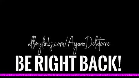 Ayana Delatorre online show from 09/18/25, 11:29