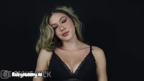 Snapshot of baby_sammyy chatting on 02/15/26, 07:54 Baby Sammyy online show from 02/15/26, 07:54