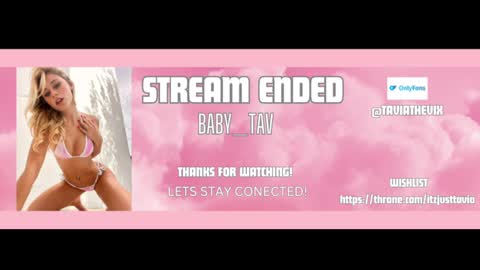 Snapshot of baby_tav chatting on 03/05/25, 07:17 Baby Tavia online show from 03/05/25, 07:17