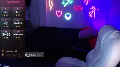 Snapshot of bad_scarlett1 chatting on 06/20/26, 12:36 Scarlett online show from 06/20/26, 12:36