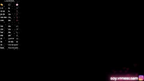 Vanessa online show from 12/17/25, 08:04