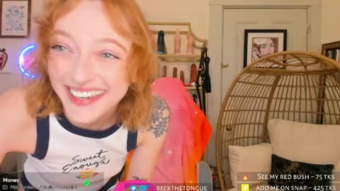 Snapshot of beckthetongue chatting on 05/21/26, 09:11 Beck the tongue online show from 05/21/26, 09:11