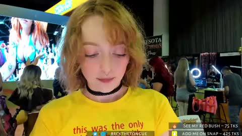 Snapshot of beckthetongue chatting on 06/26/26, 10:58 Beck the tongue online show from 06/26/26, 10:58