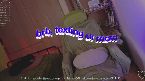   Im Nym  Justa nymph on twitter and IG online show from 05/19/26, 01:56