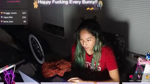 Snapshot of bunnycheekz chatting on 12/01/24, 11:14 Tokki  bunny  online show from 12/01/24, 11:14