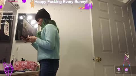 Snapshot of bunnycheekz chatting on 01/22/25, 11:43 Tokki  bunny  online show from 01/22/25, 11:43