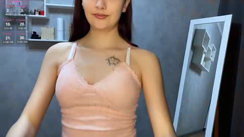 Snapshot of camienevius chatting on 10/15/25, 12:05 Hello My name is Rina im new model here and little but shy but curious. online show from 10/15/25, 12:05