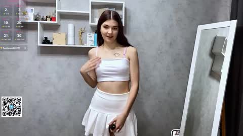 Snapshot of camienevius chatting on 10/27/25, 12:09 Hello My name is Rina im new model here and little but shy but curious. online show from 10/27/25, 12:09