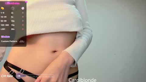 Snapshot of carolblonde chatting on 03/07/25, 05:40 Char online show from 03/07/25, 05:40