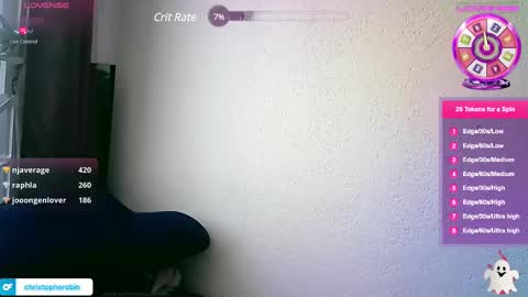 Chrixtopherobin online show from 03/10/25, 09:18