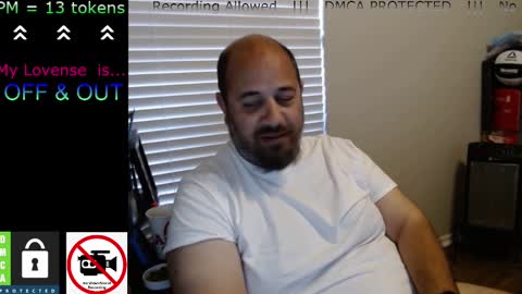 Snapshot of chunkymonkey420 chatting on 02/23/25, 11:58 Spencer Smokey Bear online show from 02/23/25, 11:58