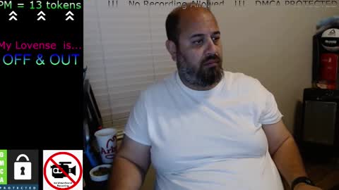 Snapshot of chunkymonkey420 chatting on 02/24/25, 03:23 Spencer Smokey Bear online show from 02/24/25, 03:23