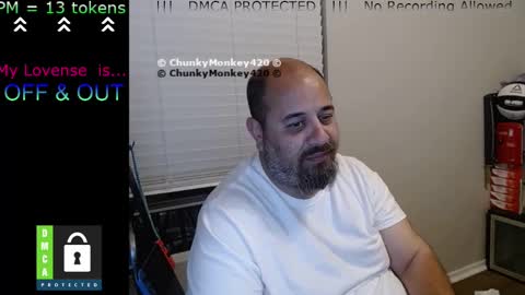 Snapshot of chunkymonkey420 chatting on 03/05/25, 08:32 Spencer Smokey Bear online show from 03/05/25, 08:32