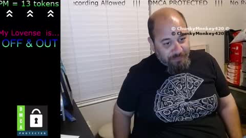 Snapshot of chunkymonkey420 chatting on 03/11/25, 05:49 Spencer Smokey Bear online show from 03/11/25, 05:49