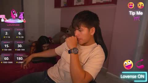 Snapshot of couplevibesx chatting on 02/14/26, 07:54 Camila Thomas online show from 02/14/26, 07:54