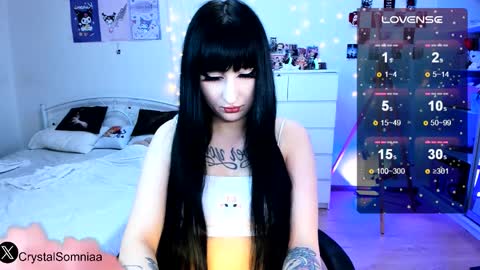 Snapshot of crystalsomnia chatting on 11/13/25, 03:11 Sasha Make me moan with patterns good music here online show from 11/13/25, 03:11