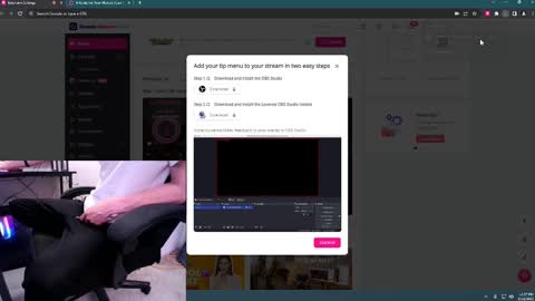 Snapshot of cumncx2 chatting on 02/19/25, 04:55 -Arty Snow online show from 02/19/25, 04:55