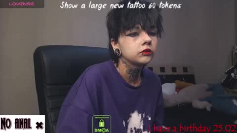 Snapshot of dark__elf chatting on 02/22/25, 10:09 Anessa online show from 02/22/25, 10:09