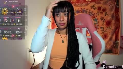 Snapshot of demeter__ chatting on 02/25/25, 02:36 demeter__ online show from 02/25/25, 02:36