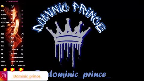 Snapshot of dominicprince chatting on 10/06/25, 05:49 DOMINIC PRINCE online show from 10/06/25, 05:49