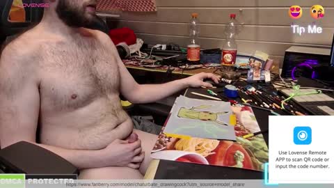 drawingcock online show from 01/18/25, 02:25