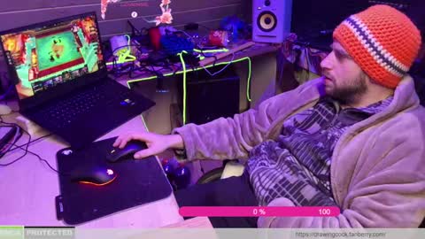 drawingcock online show from 02/18/25, 08:58