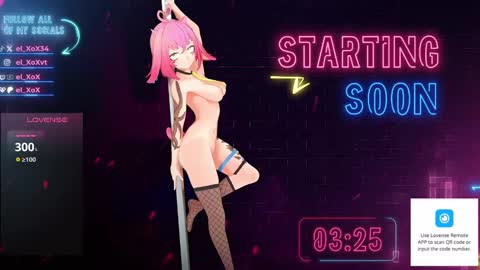 Snapshot of el_xox chatting on 02/08/25, 11:34 el XoX online show from 02/08/25, 11:34