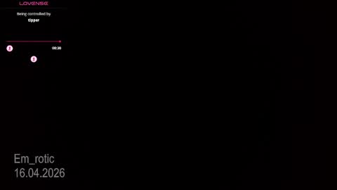 Emilia  online show from 04/16/26, 09:39