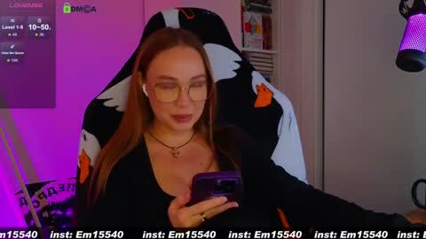 Snapshot of emili1_bc chatting on 01/15/25, 09:45 Emili online show from 01/15/25, 09:45