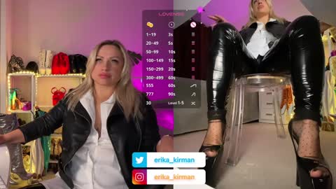 Snapshot of erika_kirman chatting on 01/16/25, 05:55 Erika online show from 01/16/25, 05:55