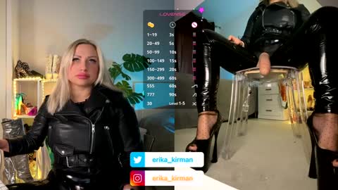 Snapshot of erika_kirman chatting on 01/25/25, 01:08 Erika online show from 01/25/25, 01:08